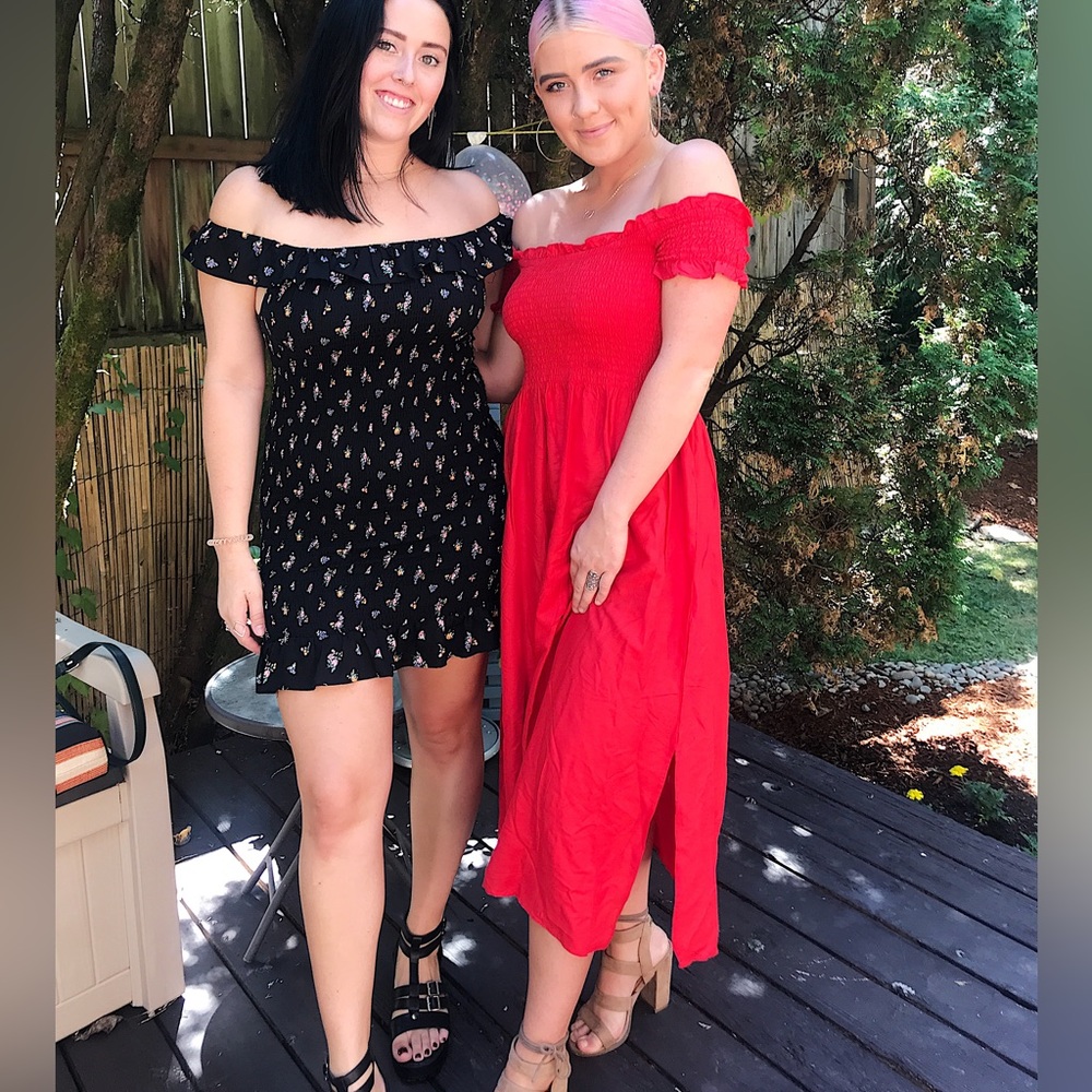 Bardot Cindy off the shoulder dress